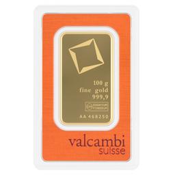 VALCAMBI 100 GM BAR thumbnail 2