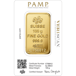 PAMP 100 GM BAR thumbnail 2